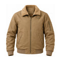 Sedbergh men's fleece-lined bomber jacket — khaki front