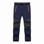 AC200001 men's fleece-lined softshell trousers — navy