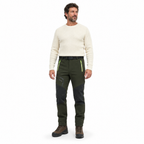 AC200001 men's fleece-lined softshell trousers — model army green