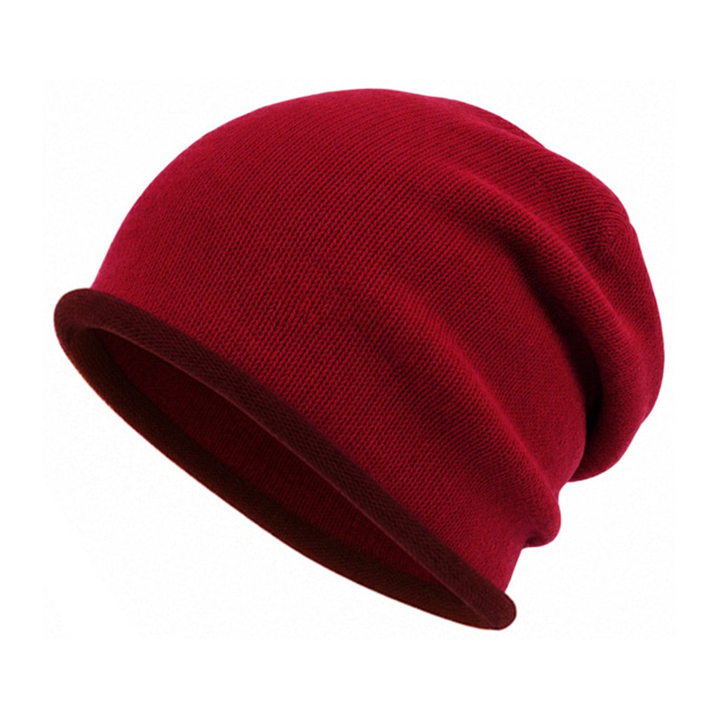 Rothbury merino wool beanie — red front