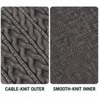 Aysgarth cable-knit earwarmer headband – details