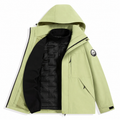 Angular Core AC102006 Green 3-in-1 waterproof jacket with detachable down liner