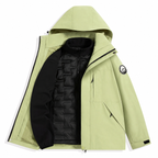 Angular Core AC102006 Green 3-in-1 waterproof jacket with detachable down liner