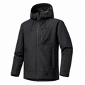 Borrowdale lightweight waterproof jacket in Black on white