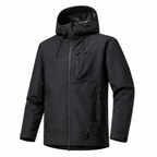 Borrowdale lightweight waterproof jacket in Black on white
