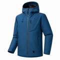 Borrowdale men's waterproof jacket in Navy on white