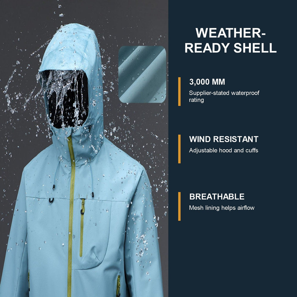 Borrowdale waterproof, wind-resistant and breathable shell features