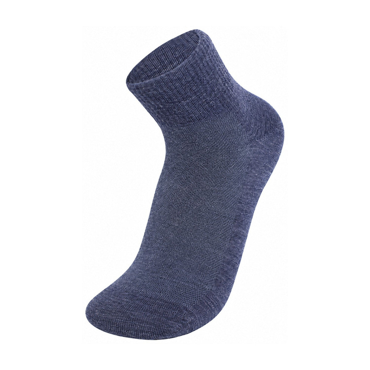 Elsdon Merino Blend Ankle Socks in Blue