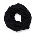 Hexham Merino Wool Neck Gaiter in Black - white background