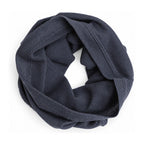 Hexham Merino Wool Neck Gaiter in Dark Grey - white background