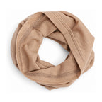 Hexham Merino Wool Neck Gaiter in Khaki - white background