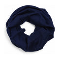 Hexham Merino Wool Neck Gaiter in Navy - white background