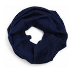 Hexham Merino Wool Neck Gaiter in Navy - white background