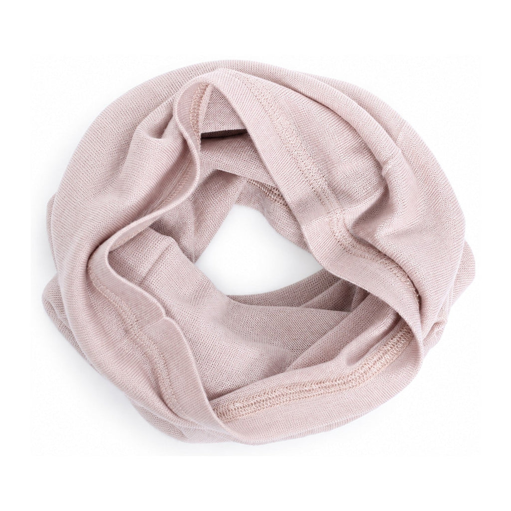 Hexham Merino Wool Neck Gaiter in Pink - white background