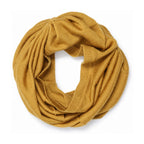 Hexham Merino Wool Neck Gaiter in Yellow - white background
