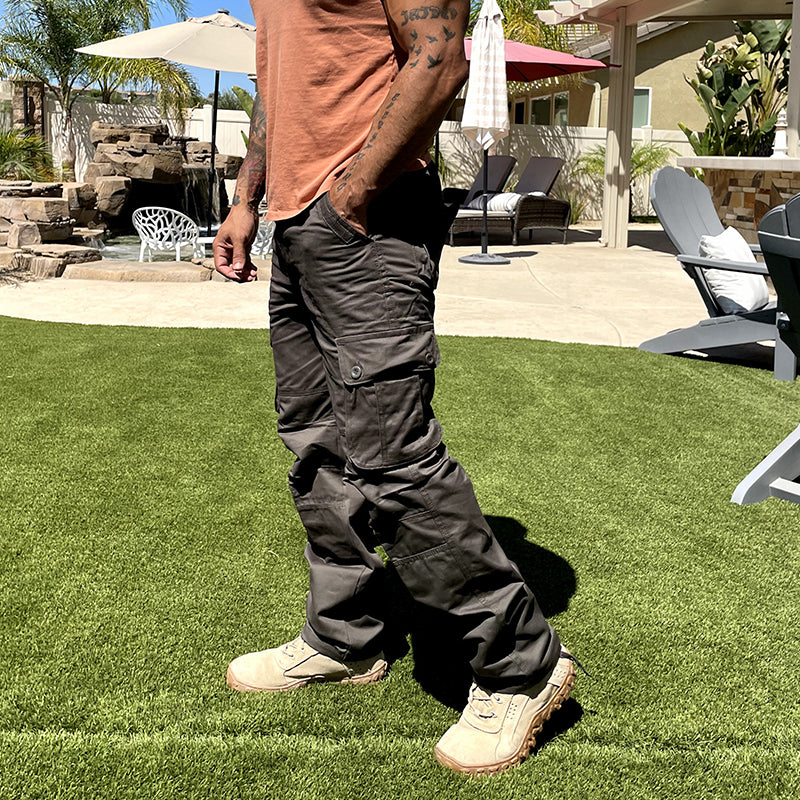 Men's Stretch Cargo Trousers Wear-resistant Work Trousers