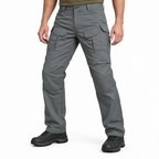 IX8 outdoor trousers in Ranger Green, waist-down styling illustration