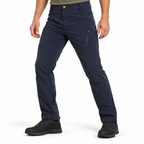 IX9 outdoor trousers in Navy Blue, waist-down styling illustration
