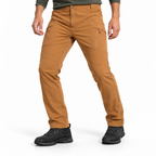 IX9 outdoor trousers in Teak, waist-down styling illustration
