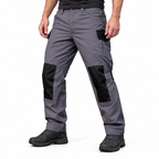 Urban Cargo trousers in Grey, waist-down styling illustration